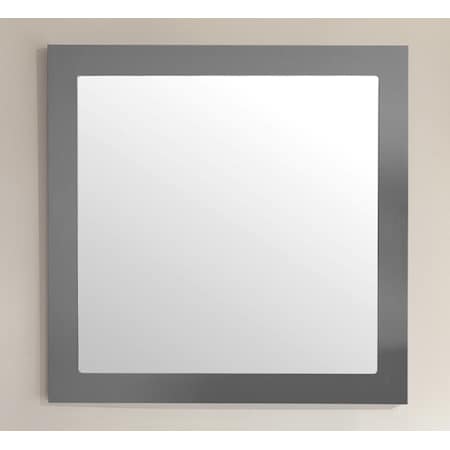 Laviva Fully Framed 30" Maple Grey Mirror 313FF-3030MG